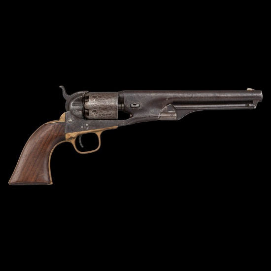 Colt Model 1861 Navy Revolver Inscribed to Confederate Colonel Joel R ...