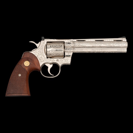 *Engraved 1974 Production Colt Python Revolver