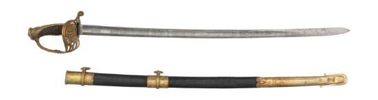 Combination Schuyler, Hartley & Graham Officer's Sword to Lt. Mason Rea - KIA at Drewy's Bluff