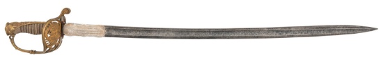 Klingenthal Combination French Hilt Non-Reg Officer's Sword Lt. George W. Kenney-KIA White Oak Swamp