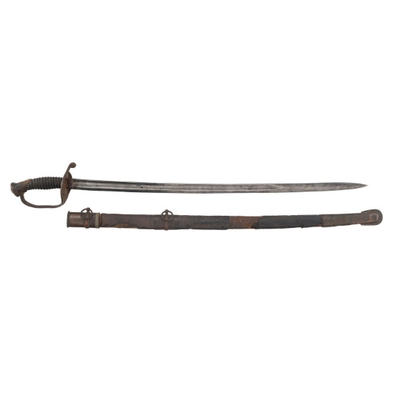 Imported Model 1850 Foot Officer's Sword of Lt. William Tompkins - 115th NY - KIA at Olustee