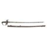 Non-Regulation Staff & Field Officer's Sword of Lt. Isaiah Robison - KIA at Peachtree Creek