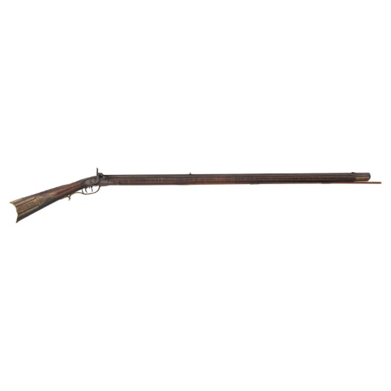 Full Stock Percussion Long Rifle by J. Douglass, Most likely Joseph Douglass Jr. (Huntingdon County,