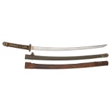 Signed WWII Japanese Shin Gunto