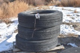 Set of 255/70R-22.5 Tires