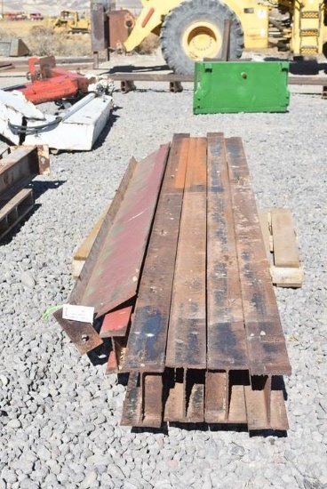 Pallet of I Beams in Assorted Sizes