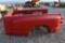 Red Truck Bed off a 2007 Dodge 3500