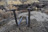 Used Rail Style Pallet Forks
