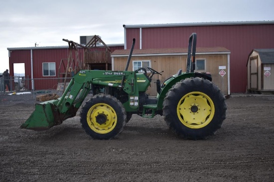 John Deere 5105 Tractor with JD 521 Loader