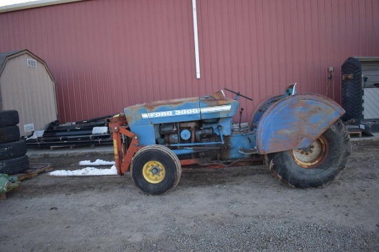 Ford 3000 Tractor with Edwards Fork Lift