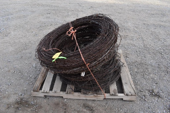 Pallet of Barb Wire