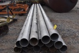 8in Gated Aluminum Pipe on 30in Centers