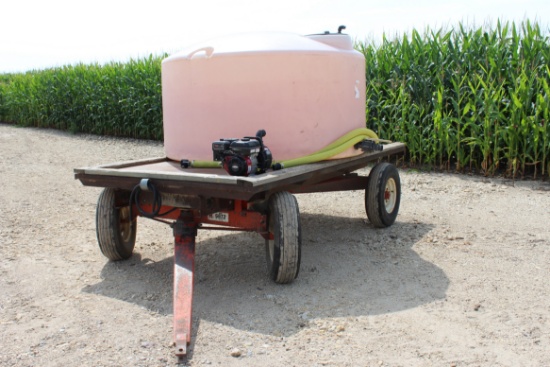 1000 gallon water wagon poly-tank