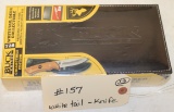 Buck knife white tail deer collectible