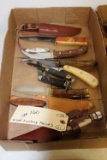 Asst of 11 hunting knives