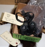 Bushnell binoculars 8 x 32, fur animal hat