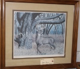 Deer print by Jack Hanhn  29 1/2