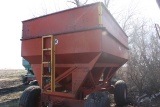 J&M gravity wagon, 350bu, hd gears, extend tongue