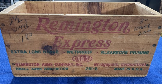 Remington Express Ammunition Wooden Box