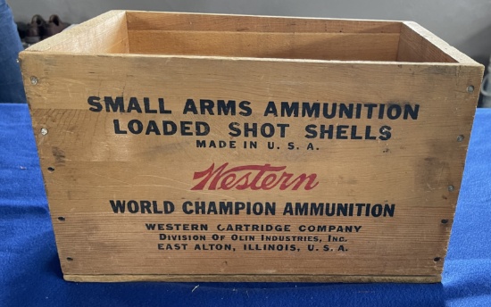 Western World Ammunition Wood Box
