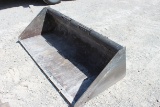 Skid Steer Bobcat smooth bar bucket