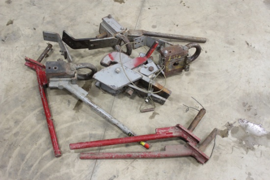 Agri-speed tractor hitch, 2 wagon hitches, 3 guide pins