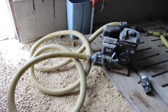 B&S 5 hp transfer pump with 2’’ hose