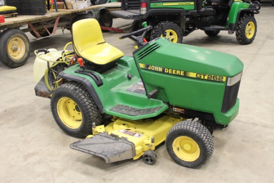 John Deere GT262 riding lawn mower
