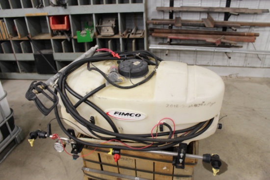 FIMCO 25 gal. sprayer with electric pump