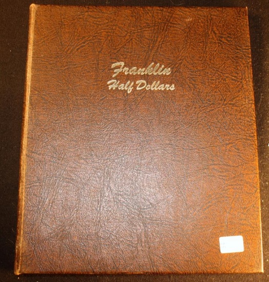 Franklin Half Dollars Brown Book - COMPLETE