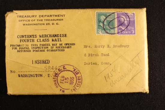 1954 US Mint UNC Set (P, D, S) in original mailer