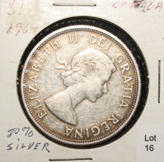 1964 Canada One Dollar