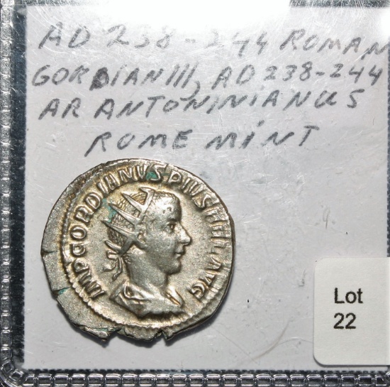 Ancient Roman Coin AD 238-244