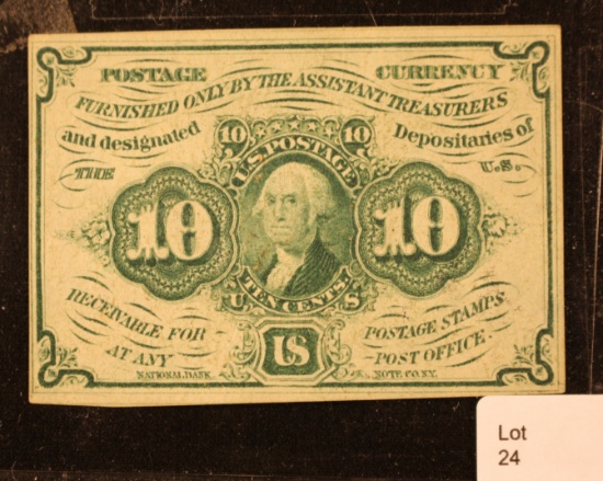 1st Issue Postage Currency - .10 Cent