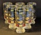 Set of Six Falstaff Beer Glasses