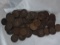 Bag of 65+ Great Britain Georgivis Copper Pennies
