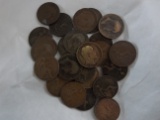 Lot of 25 Great Britain EdwardVS Bronze Pennies