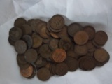 Bag of 80 Great Britain Half Pennies