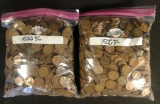 Lot of 3000 + Wheat Cents