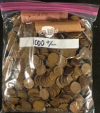 Lot of 1000+ Wheat Cents