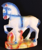 Vintage 1950's Chalkware Circus Horse