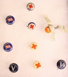 Lot of WWI Buttons & Ephemera