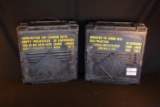 Lot of 2 - 25mm Ammo Cans