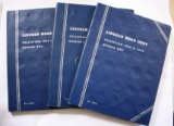 Three Lincoln Cent Whitman Folder Books