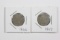 1866 & 1867 Three Cent - Nickel Variety