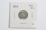 1854 Half Dime