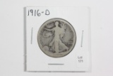1916-D Walking Liberty Half Dollar OBV