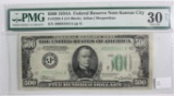 Series 1934-A $500.00 Fed Reserve Note Fr#2202-J