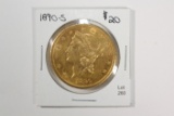 1890-S Gold Double Eagle Twenty Dollar