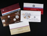 Five (5) US Mint UNC Sets - 1980's